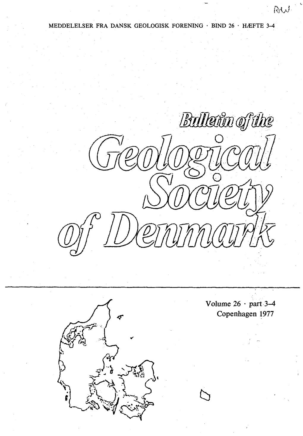 Bulletin of the Geological Society of Denmark, Vol. 26/03-04, Pp. 185-194