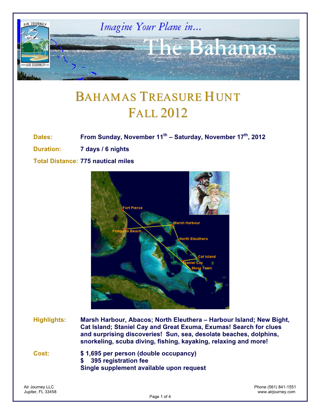 Bahamas Treasure Hunt Fall