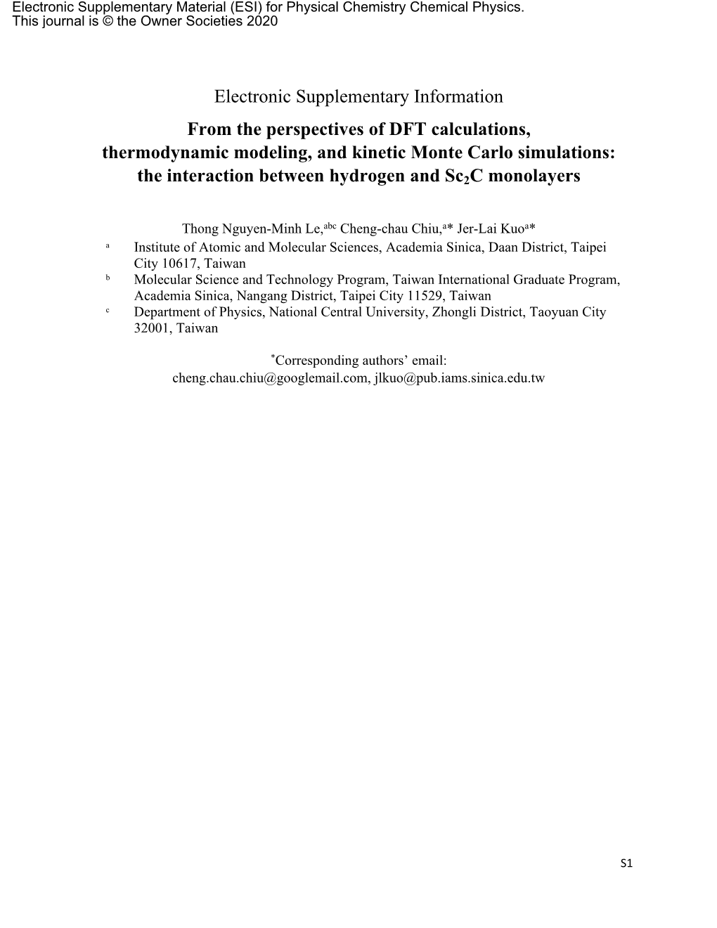 Electronic Supplementary Information from the Perspectives of DFT Calculations, Thermodynamic Modeling, and Kinetic Monte Carlo Simulations