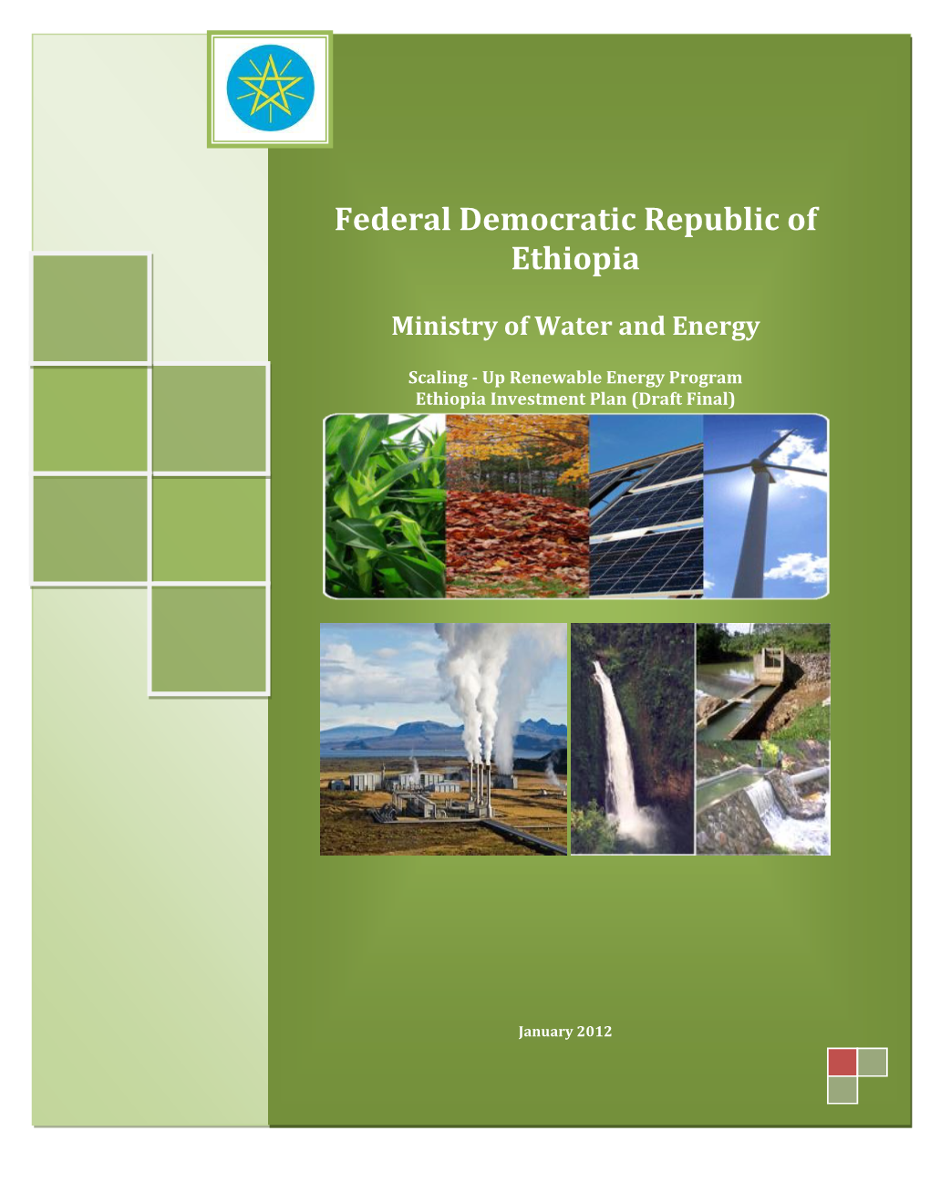 Federal Democratic Republic of Ethiopia, Ministry of Water