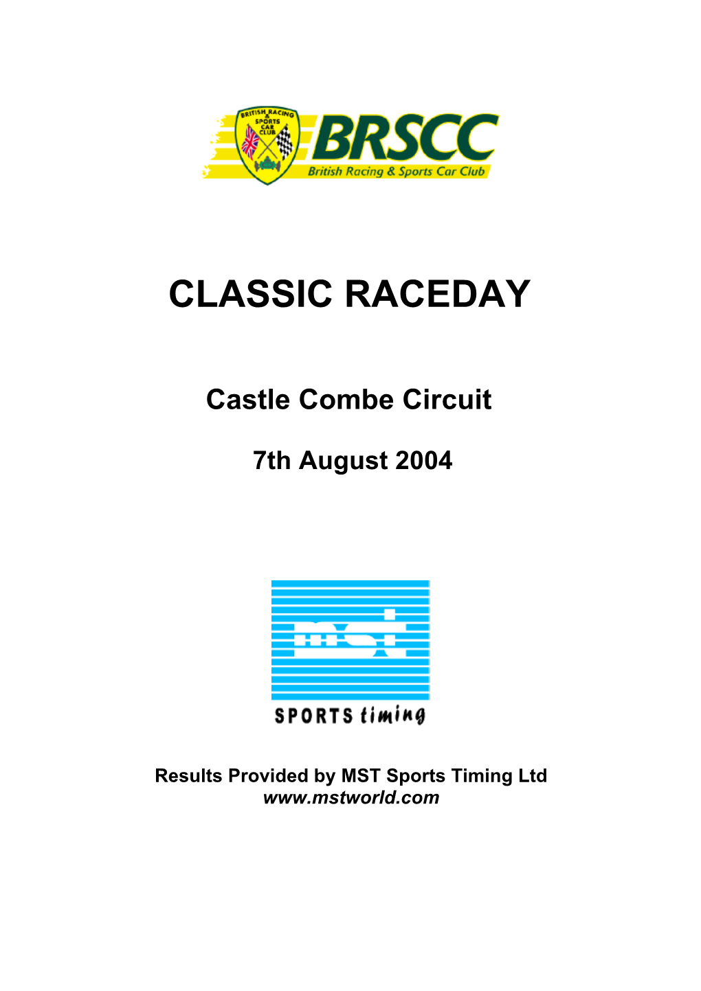 August 7 Castle Combe