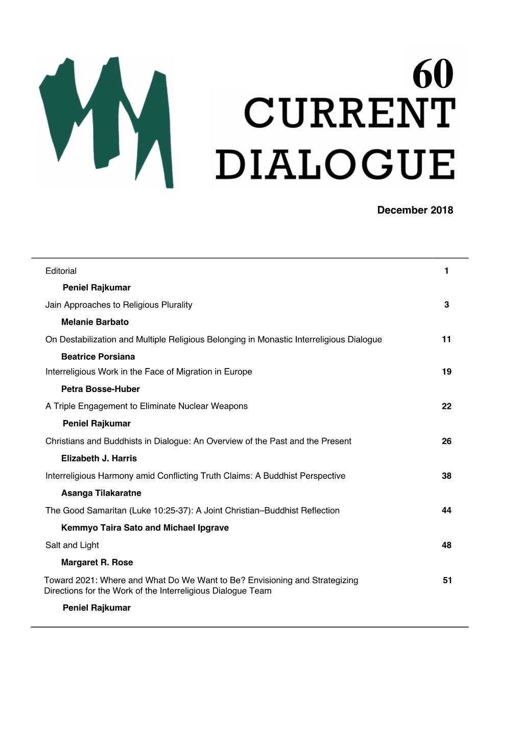 Current Dialogue Issue 60