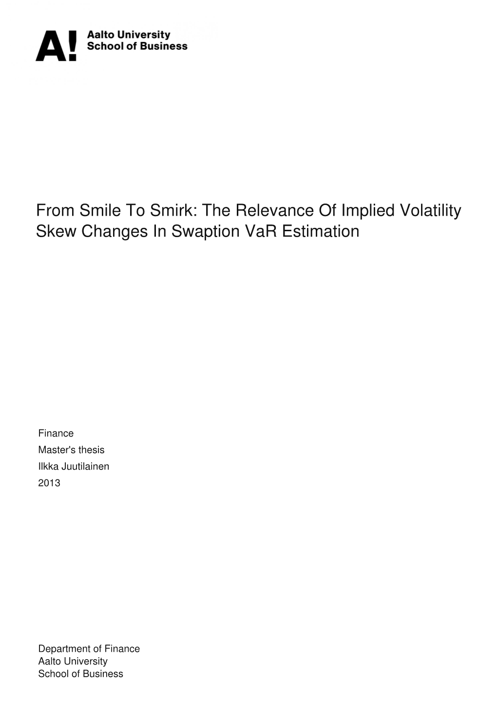 The Relevance of Implied Volatility Skew Changes in Swaption Var Estimation