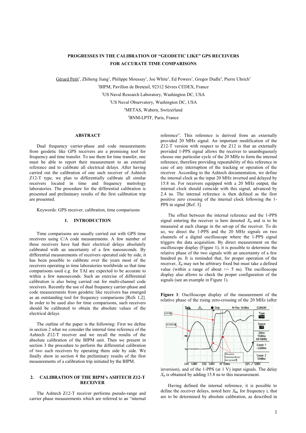 GPS Frequency Transfer Using Carrier Phase Measurements