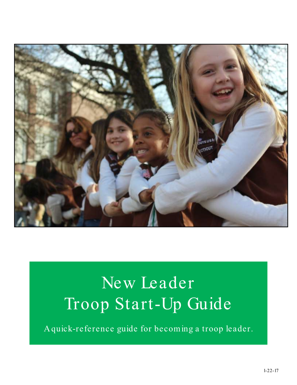 New Leader Troop Start-Up Guide