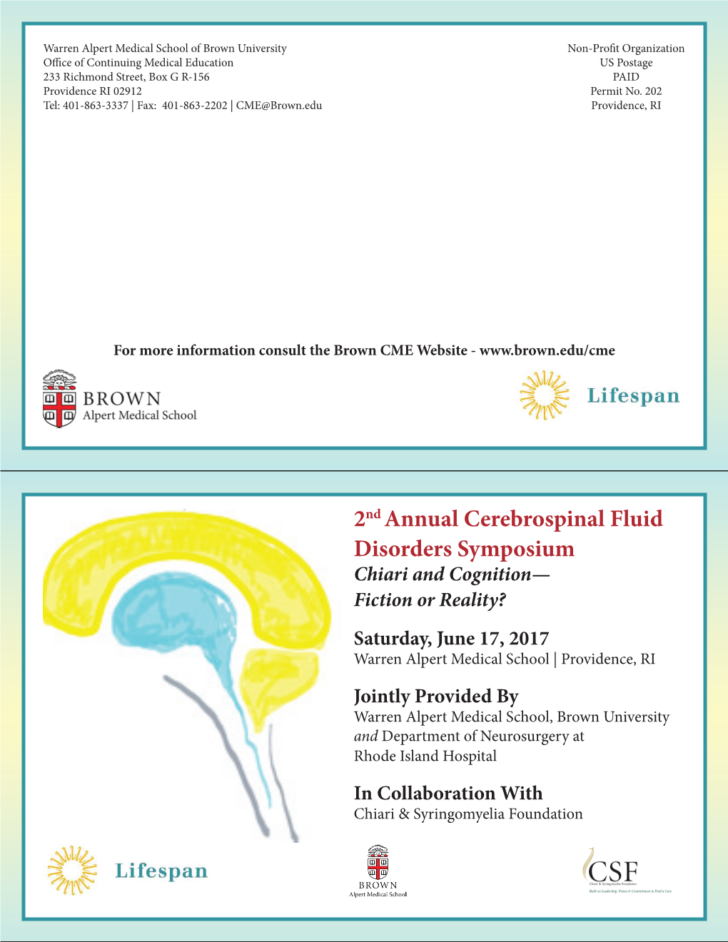 2Nd Annual Cerebrospinal Fluid Disorders Symposium