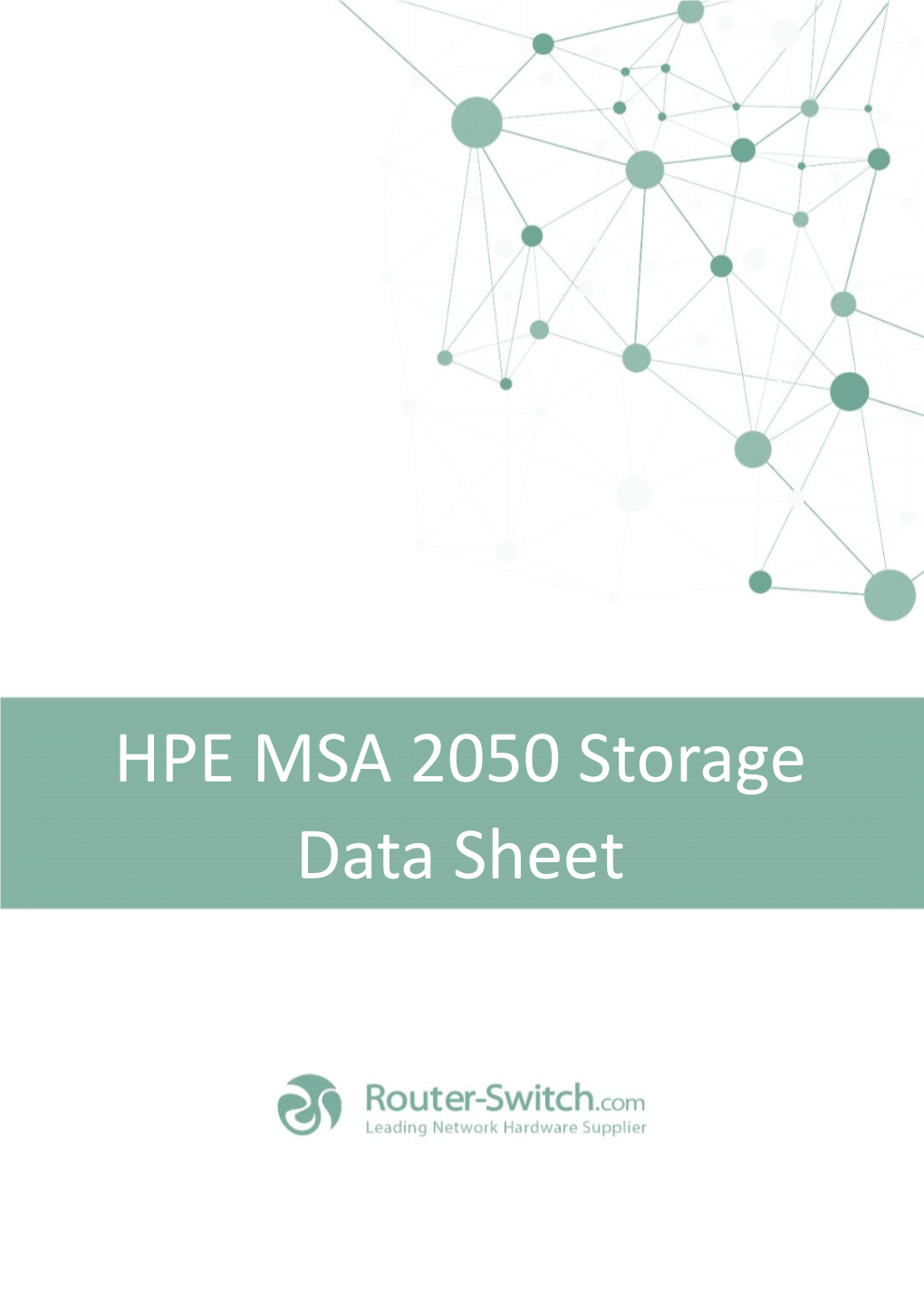 HPE MSA 2050 Storage Data Sheet Content