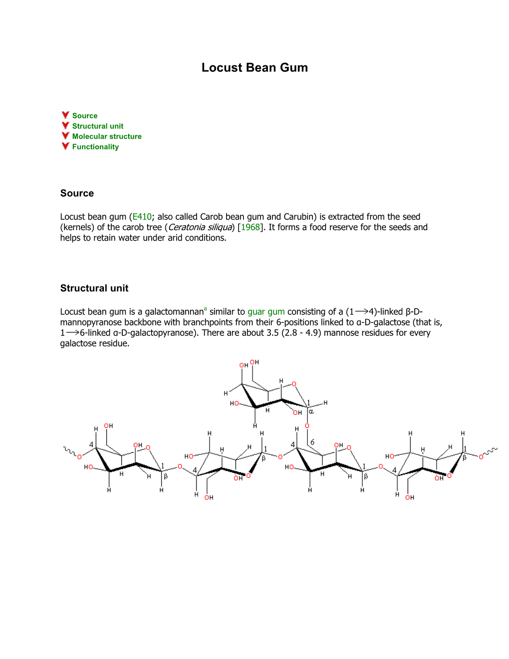 Locust Bean Gum