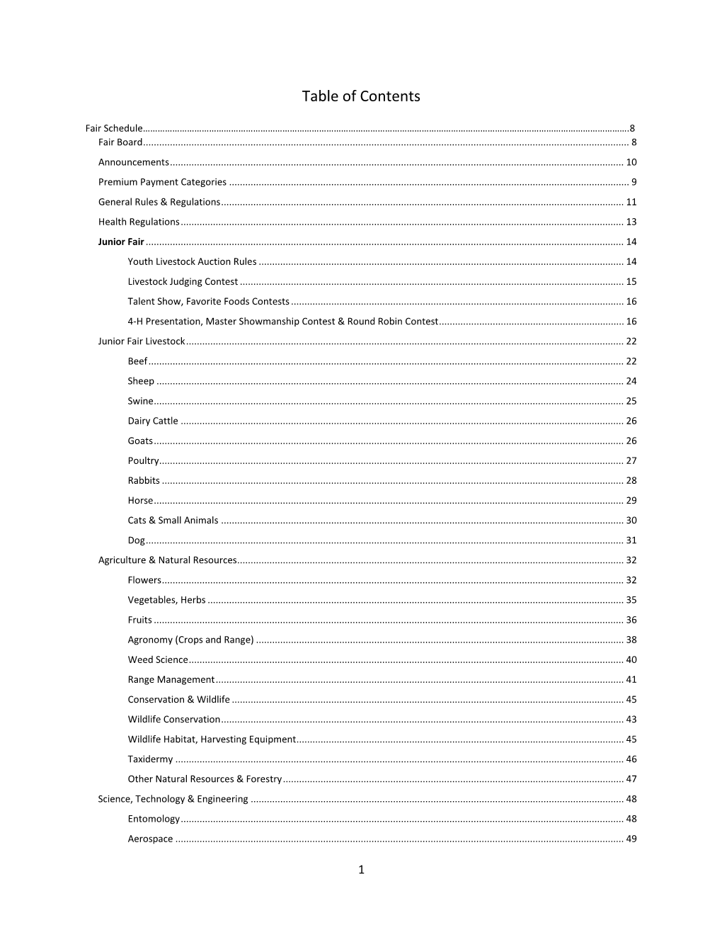 2021 Jefferson County Fairbook