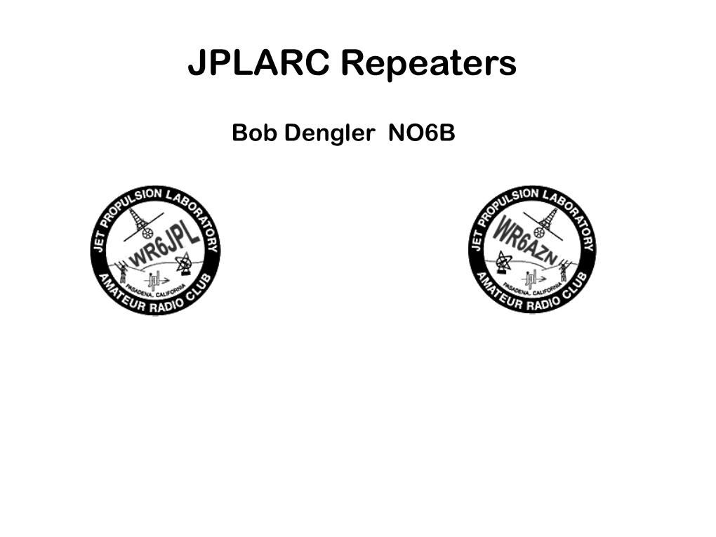 JPLARC Repeaters