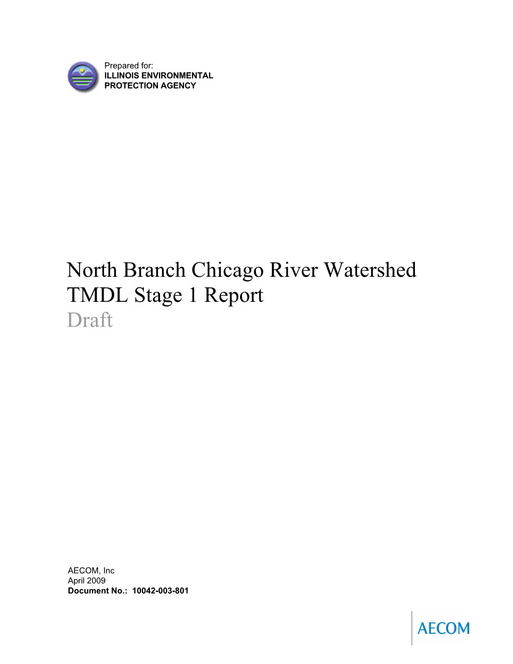 North Branch Chicago River Watershed TMDL Stage 1 Report Draft