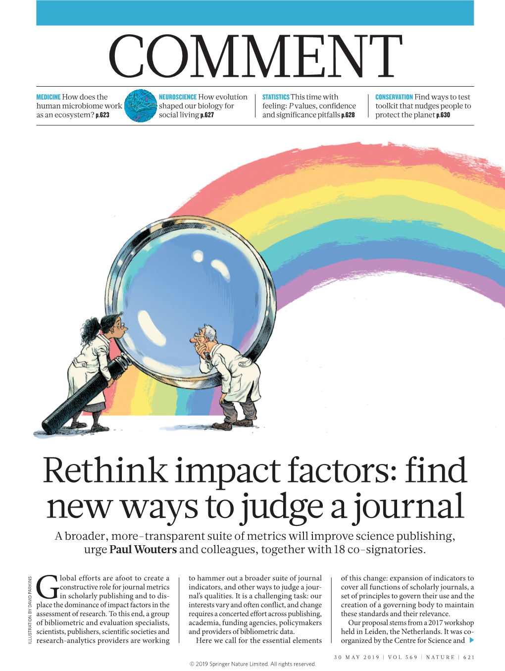 Rethink Impact Factors: Find New Ways to Judge a Journal