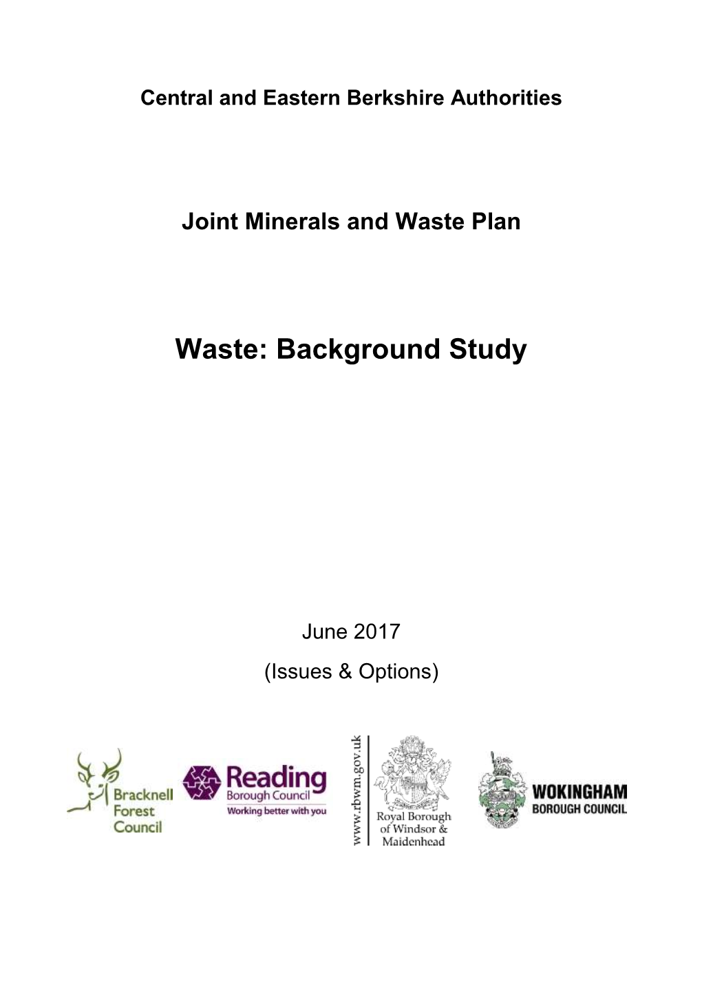 Waste: Background Study