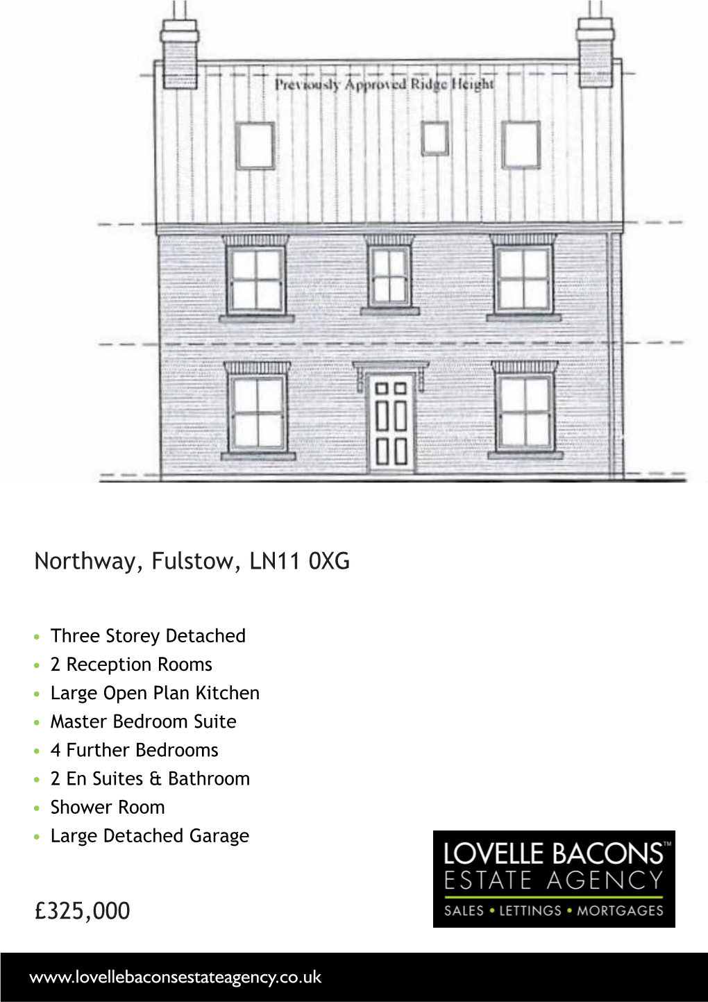 Northway, Fulstow, LN11 0XG £325,000