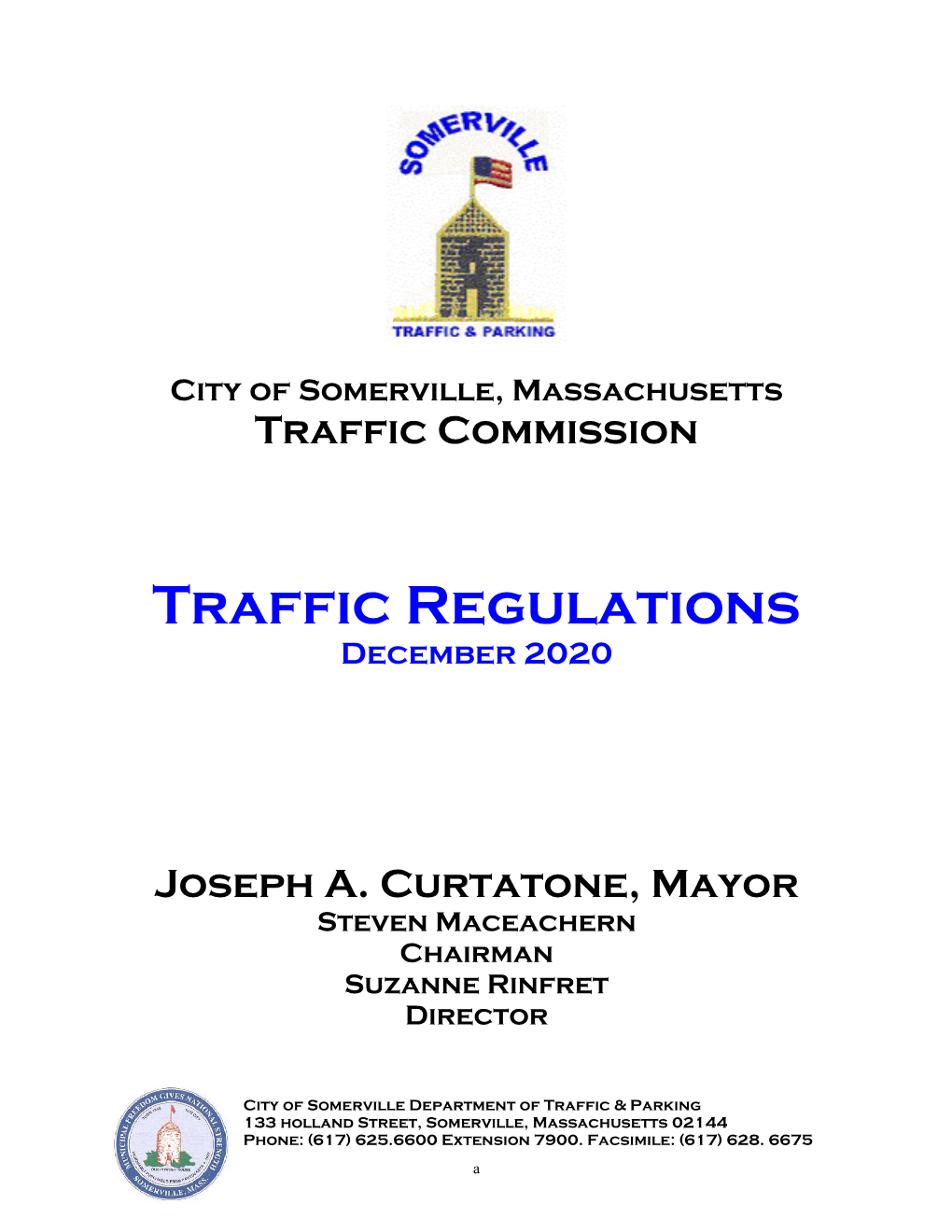 Traffic Regulations