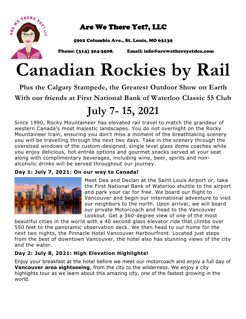 Canadian Rockies by Rail