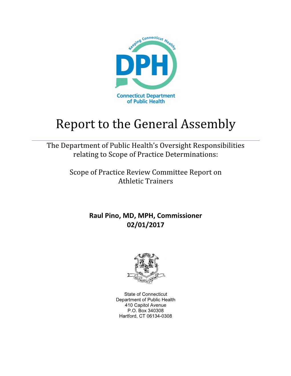 Report to the General Assembly