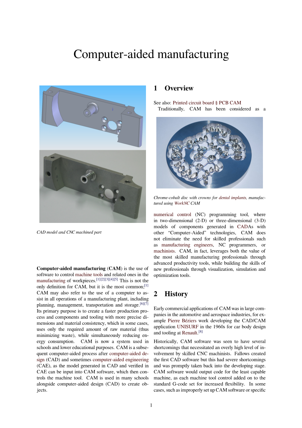 Computer-Aided Manufacturing