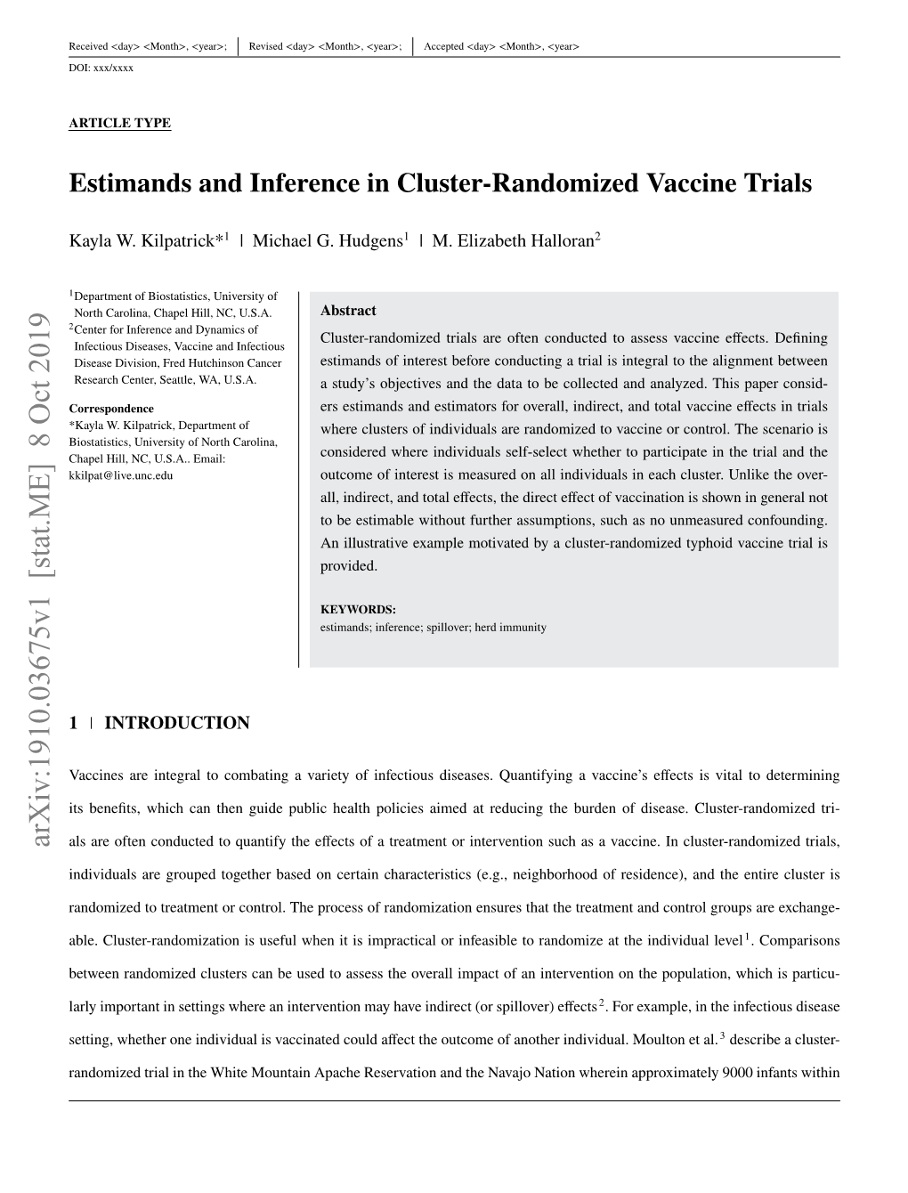 Estimands and Inference in Cluster-Randomized Vaccine Trials
