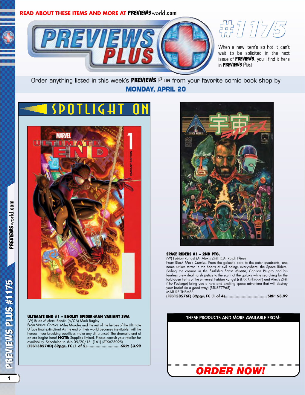 Previews Plus #1175