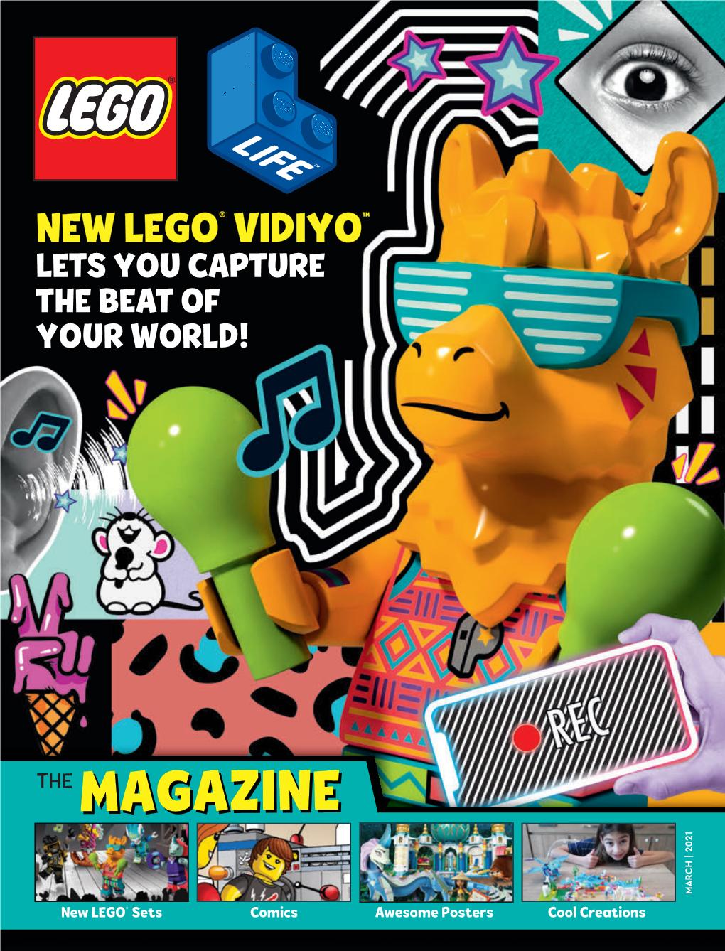 THE MAGAZINEMAGAZINE MARCH | 2021 New LEGO® Sets Comics Awesome Posters Cool Creations