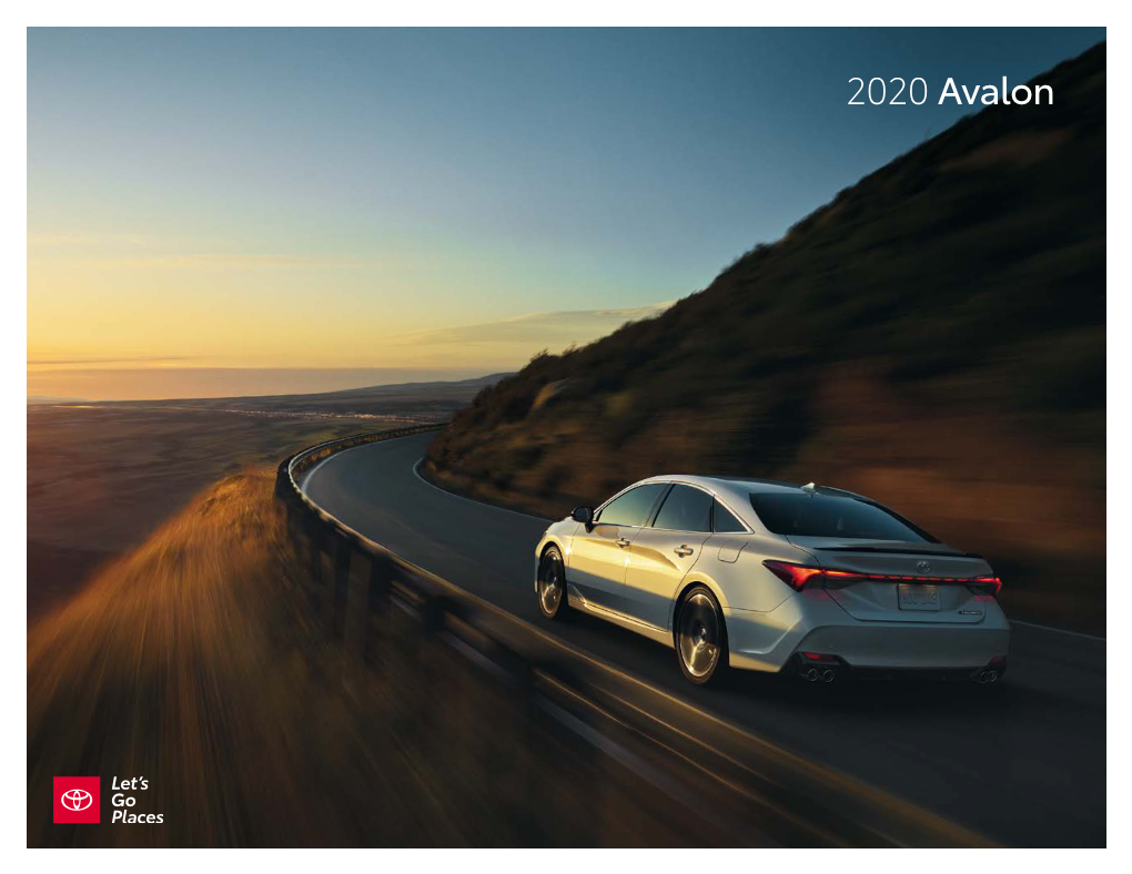 Toyota 2020 Avalon Brochure