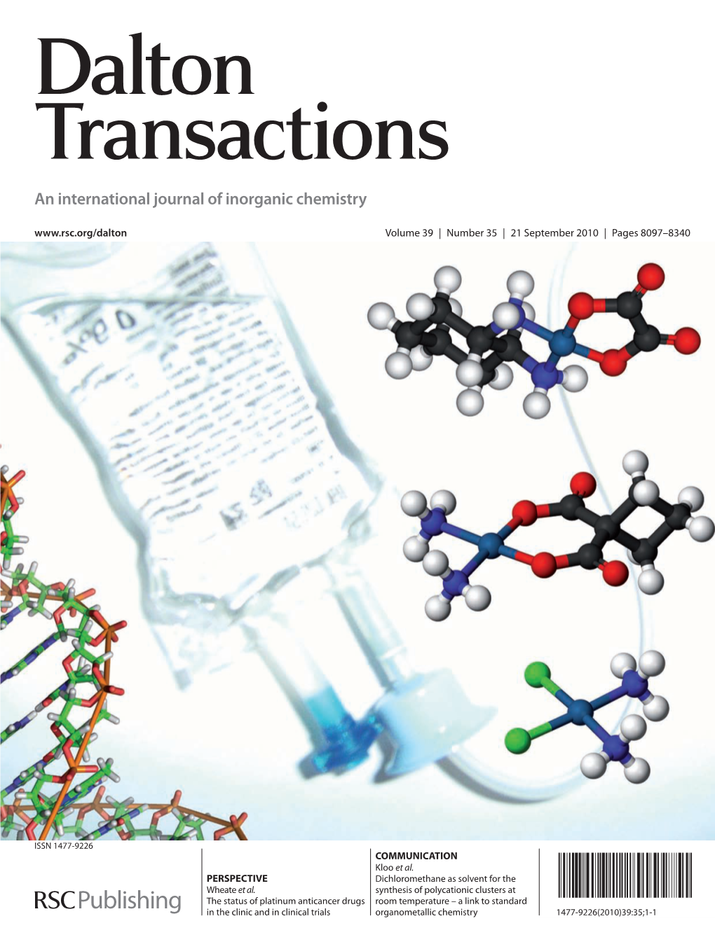 Dalton Transactions an International Journal of Inorganic Chemistry