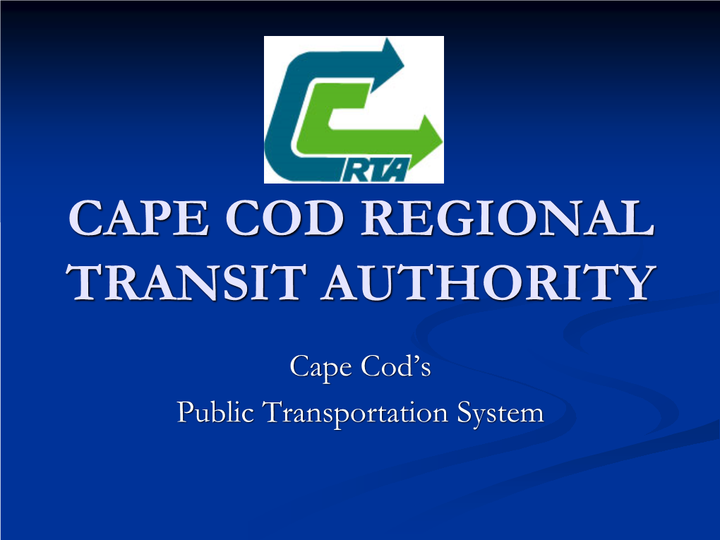 Cape Cod Regional Transit Authority