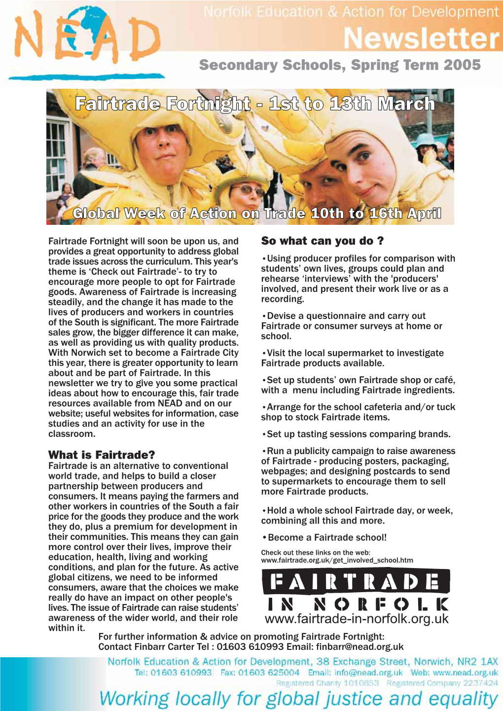 Fairtrade Fortnight - 1St to 13Th March