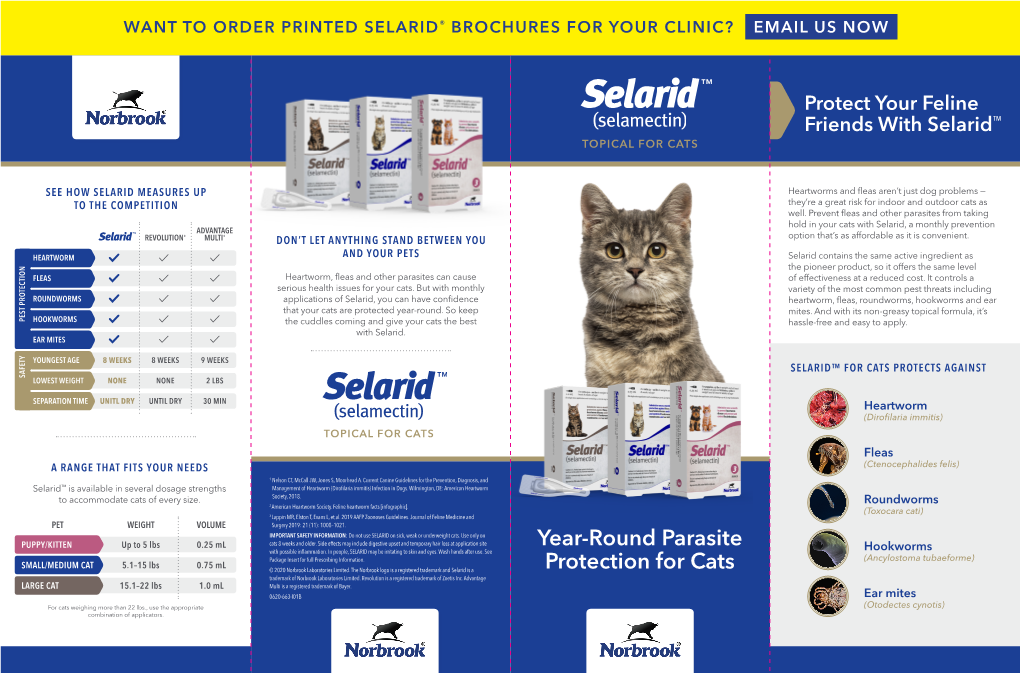 Selarid Cat Owner Brochure