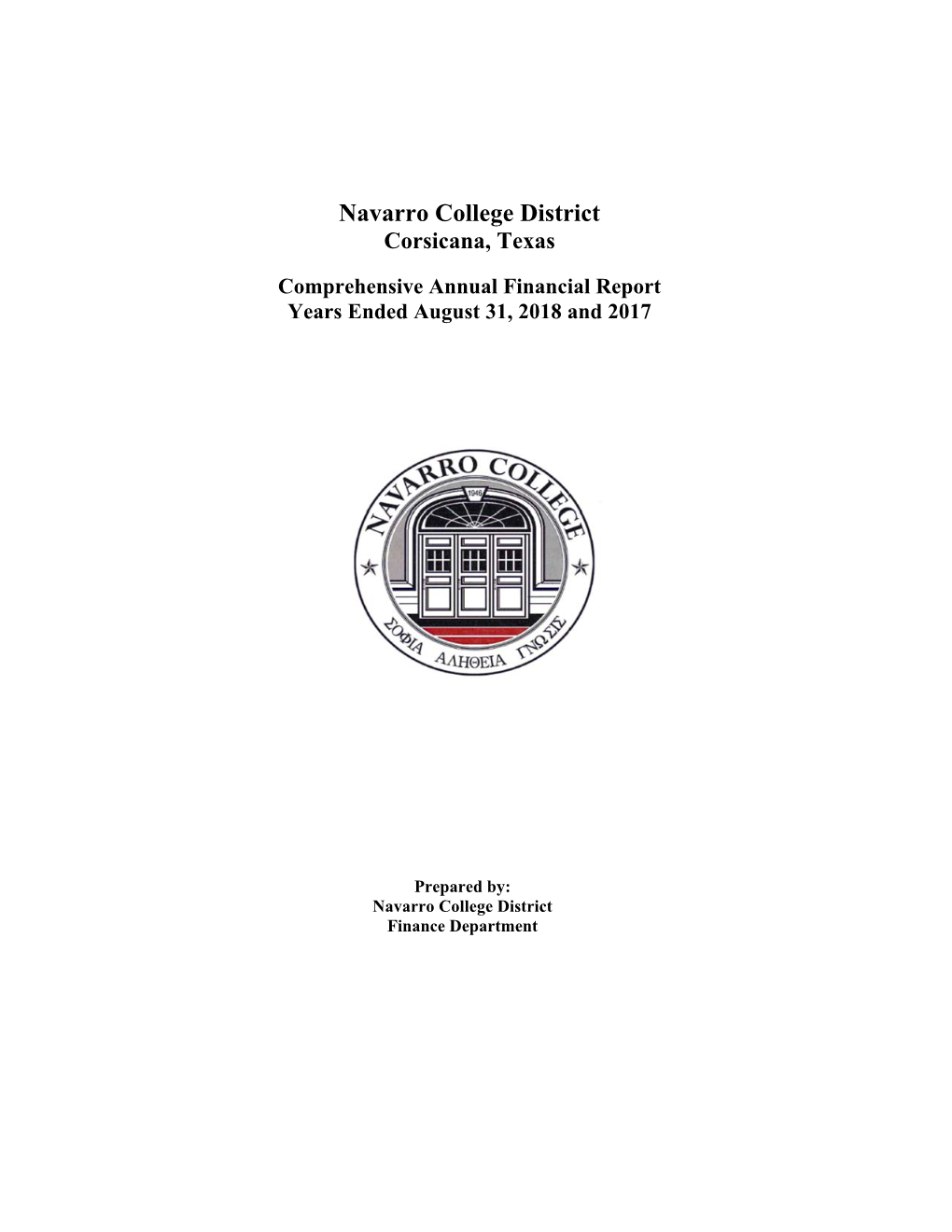 Navarro College District Corsicana, Texas