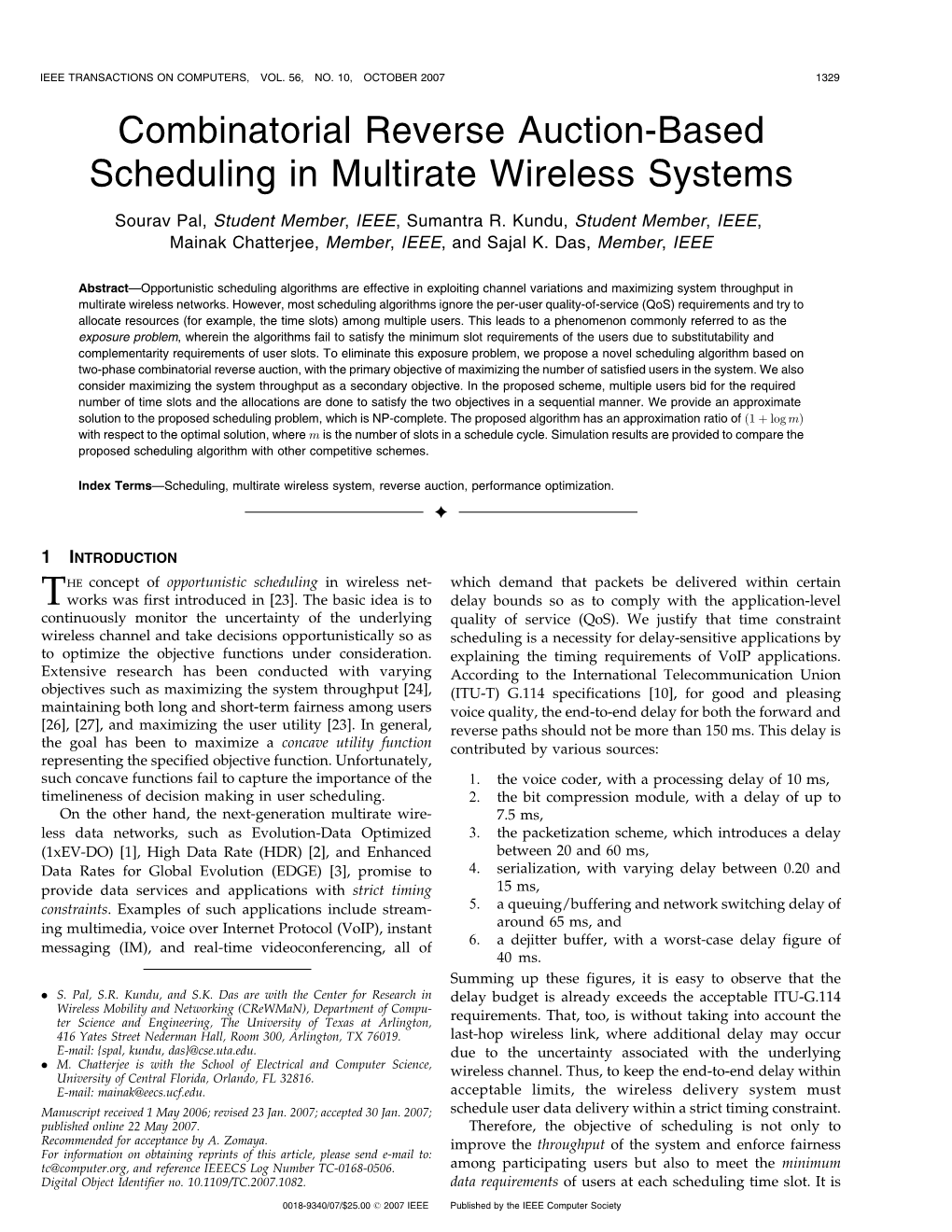 Combinatorial Reverse Auction Based Scheduling in Multi-Rate Wireless Systems