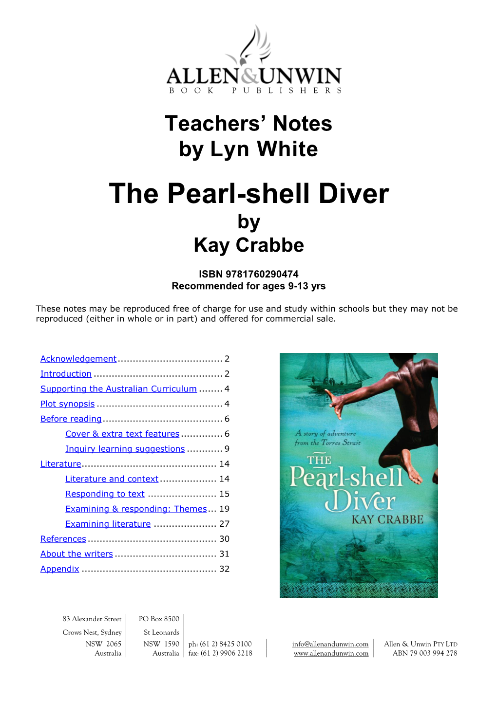 The Pearl-Shell Diver by Kay Crabbe