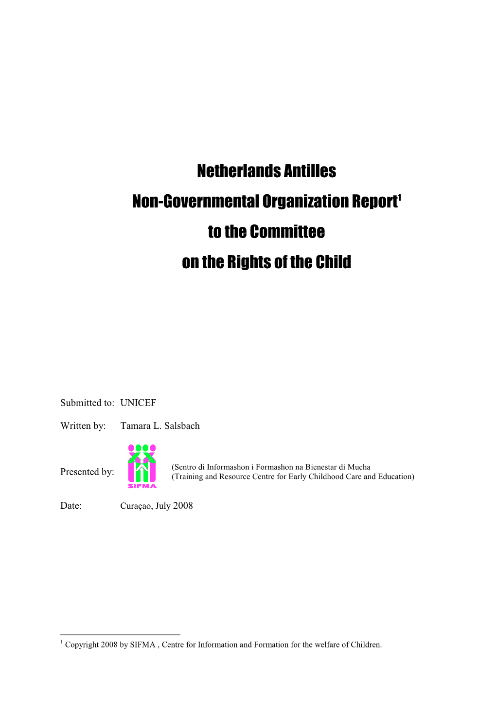 NGO Report Netherlands Antilles OPSC