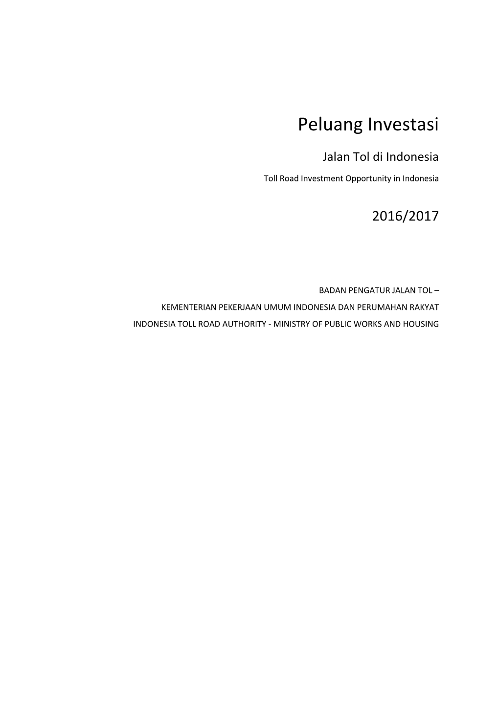 Peluang Investasi