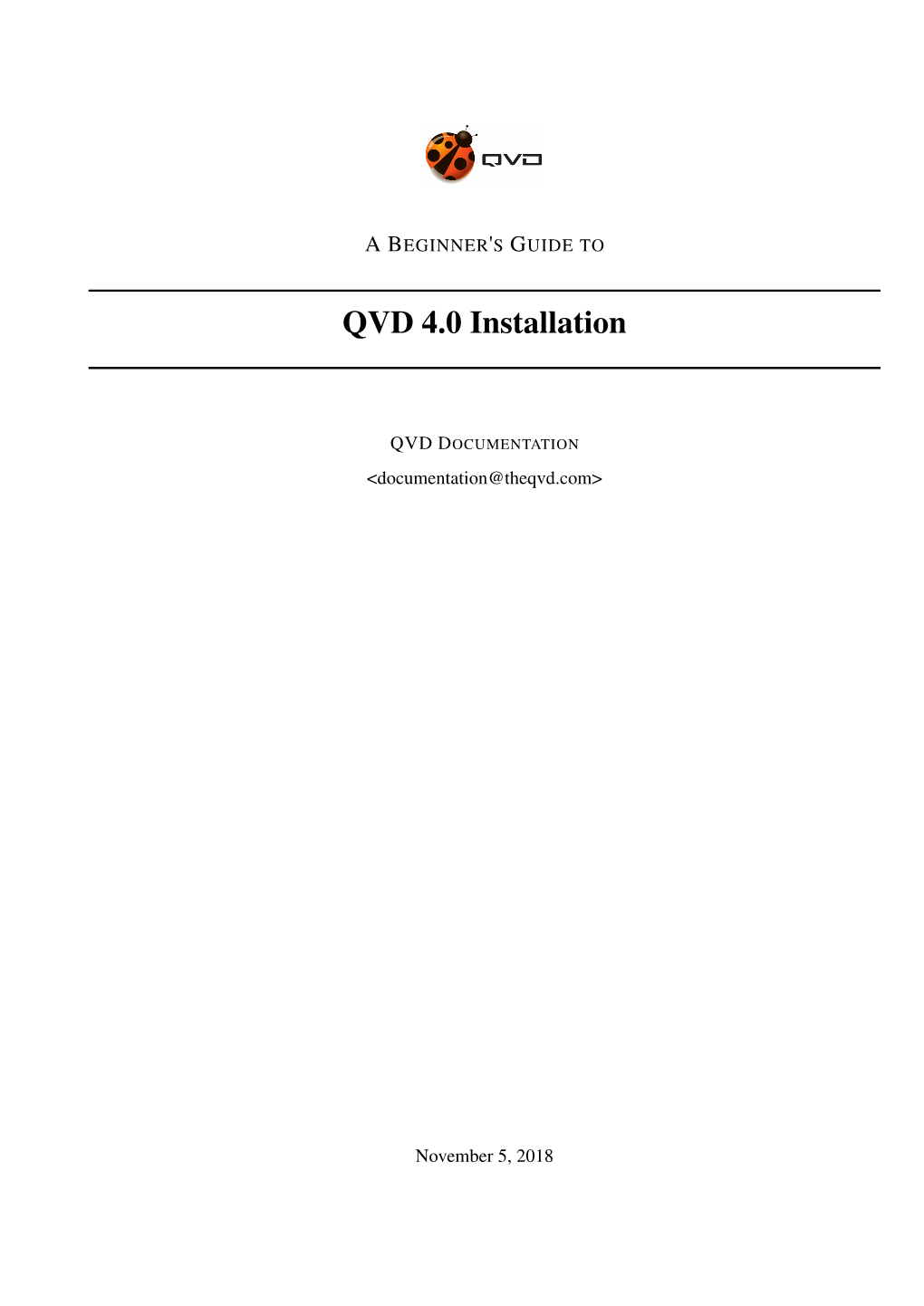 QVD 4.0 Installation Guide I