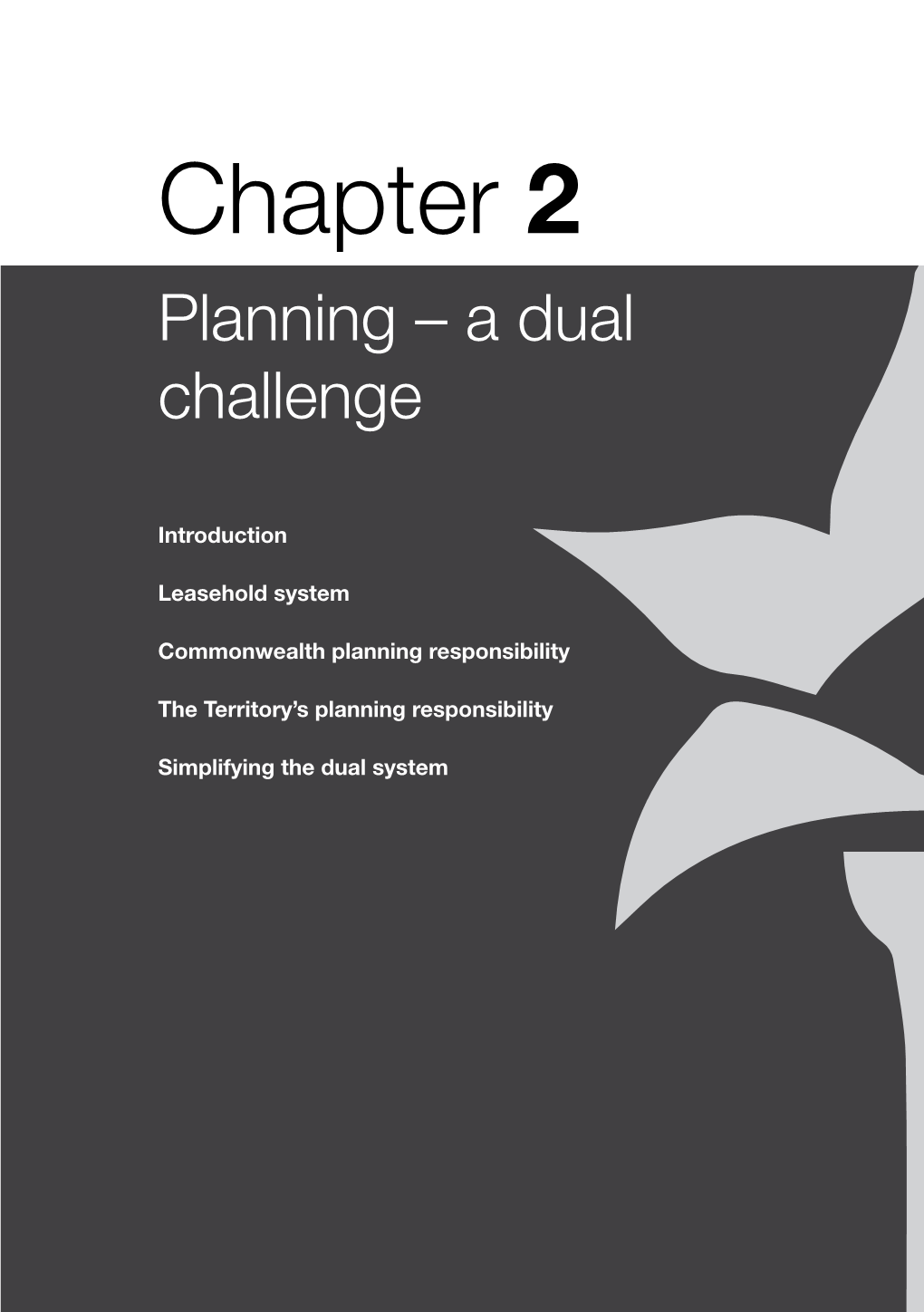 Chapter 2 Planning – a Dual Challenge