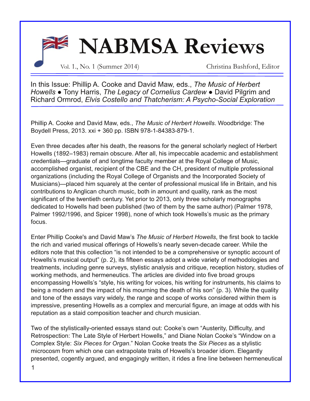 NABMSA Reviews Vol
