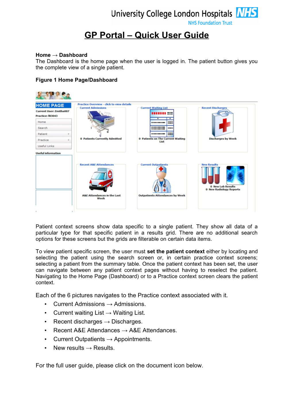 GP Portal Quick User Guide