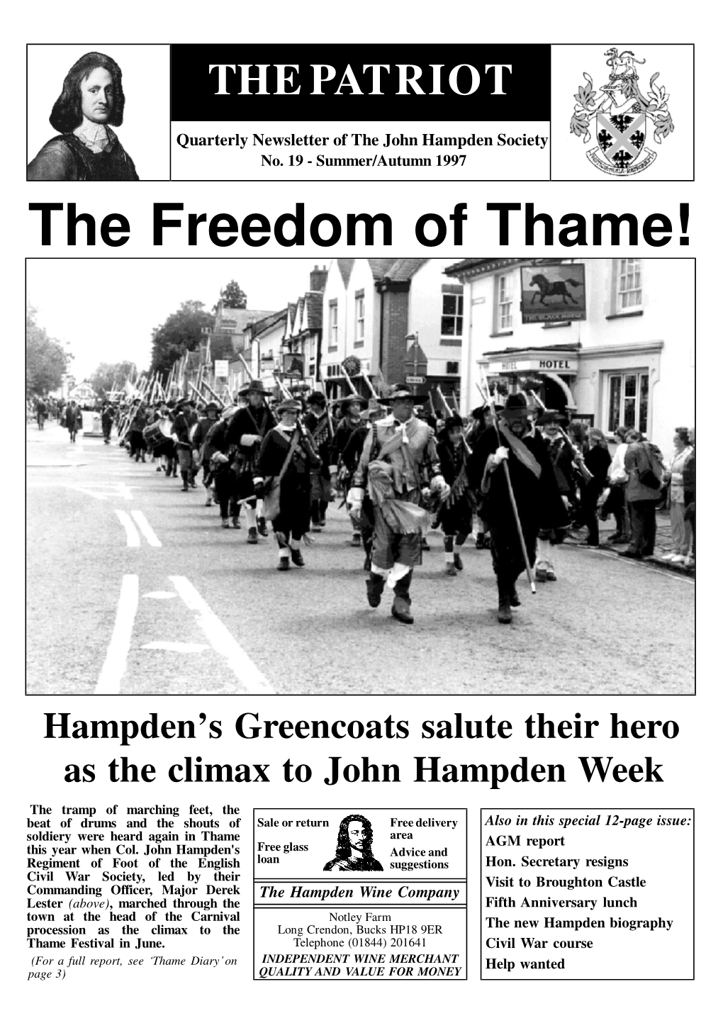The Freedom of Thame!
