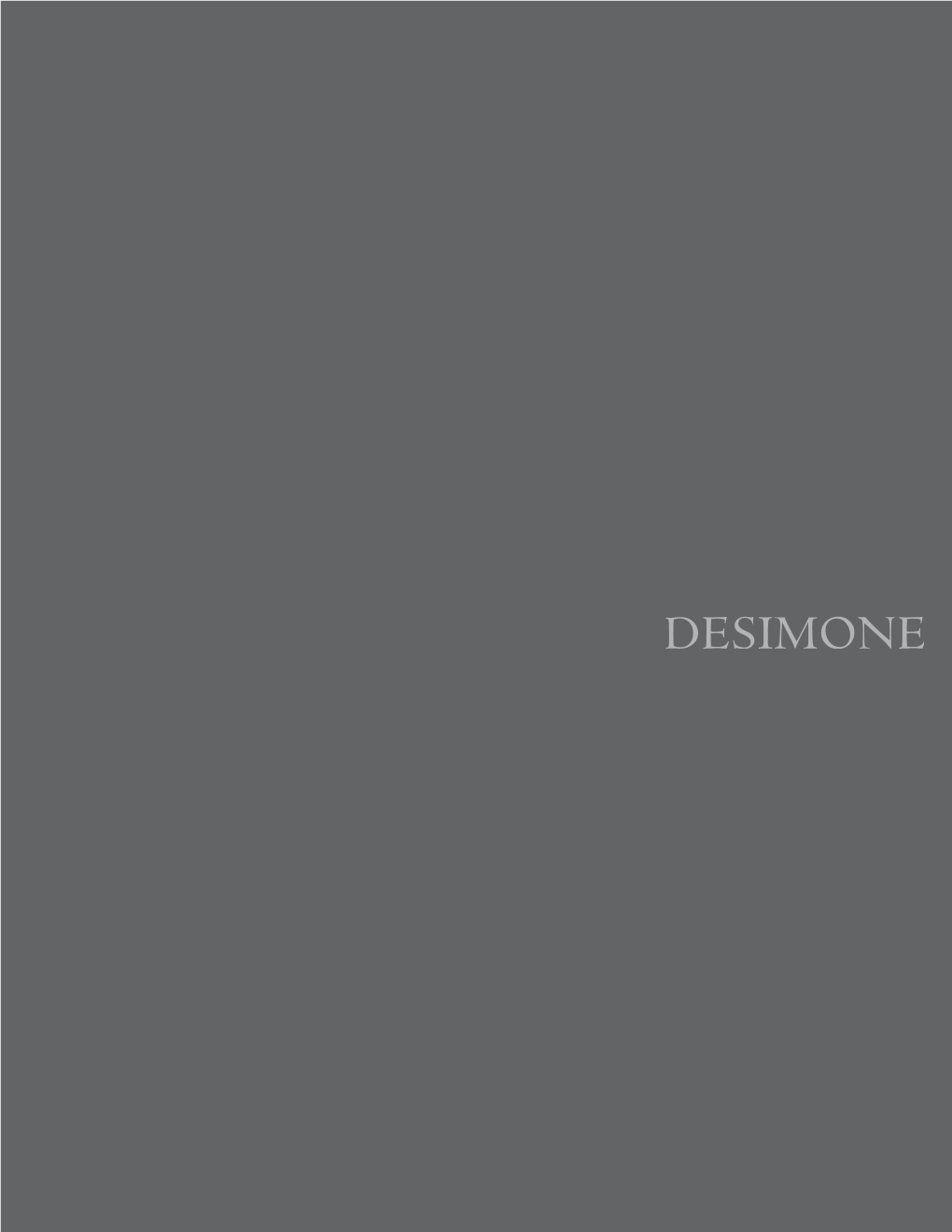 Desimone Brochure 2018V2new-York.Pdf