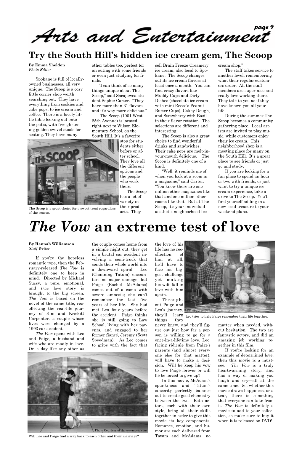 The Vow an Extreme Test of Love