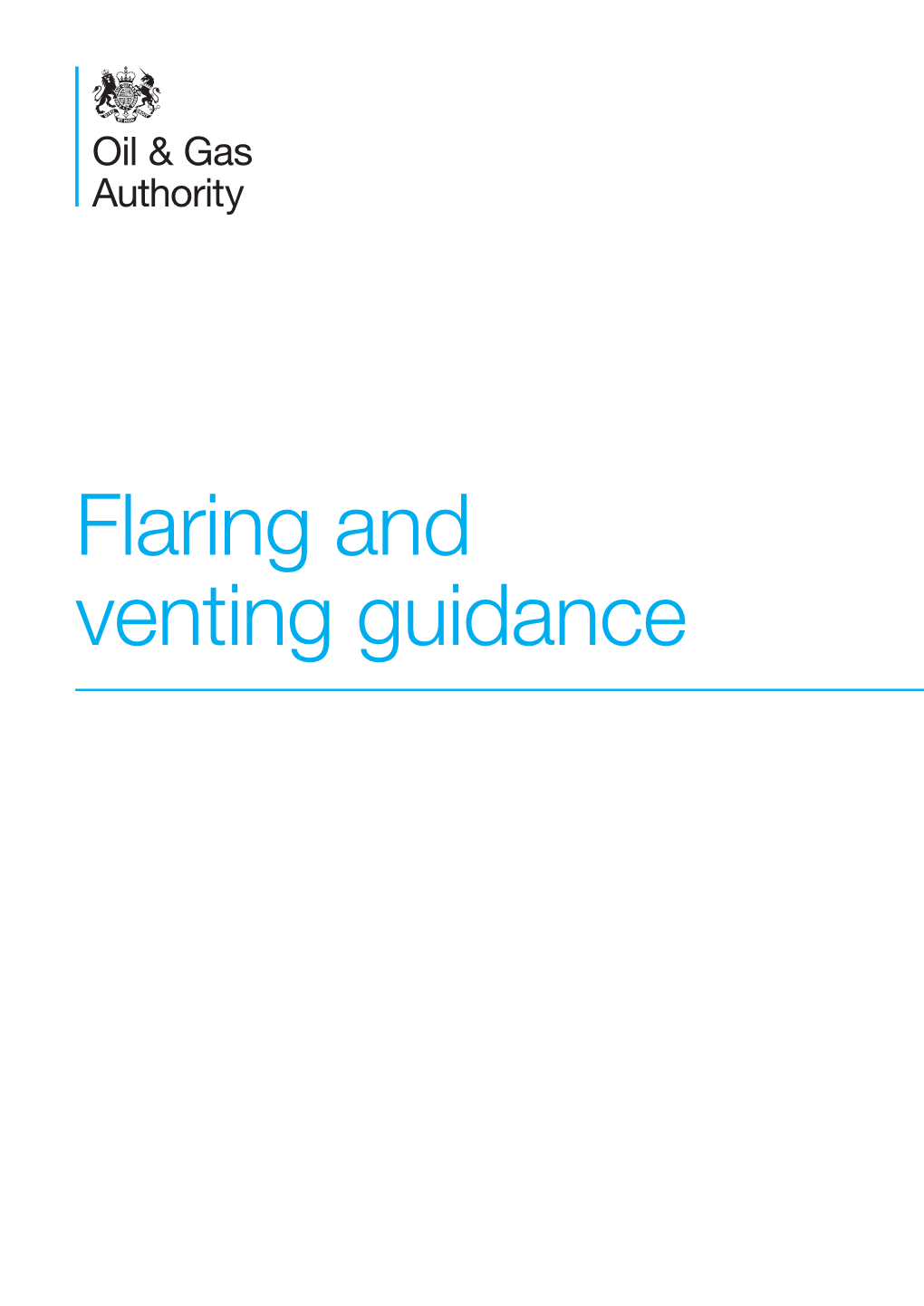 Flaring and Venting Guidance Contents