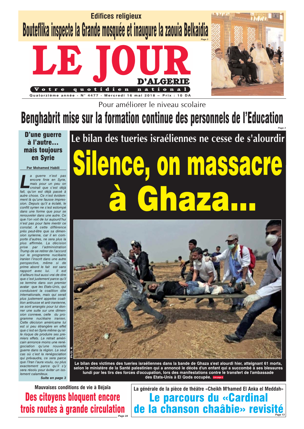 Silence, on Massacre À Ghaza