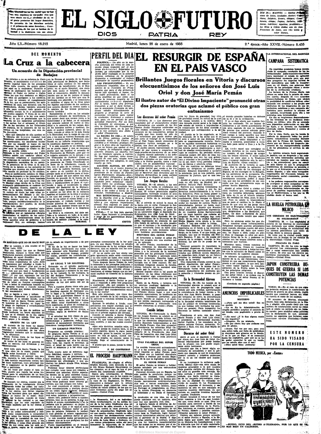 El Resurgir De España En El País Vasco