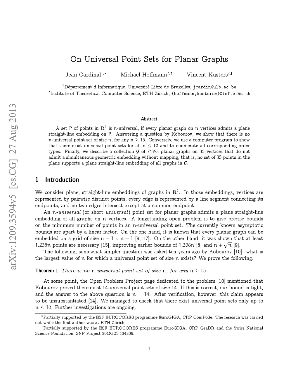 On Universal Point Sets for Planar Graphs