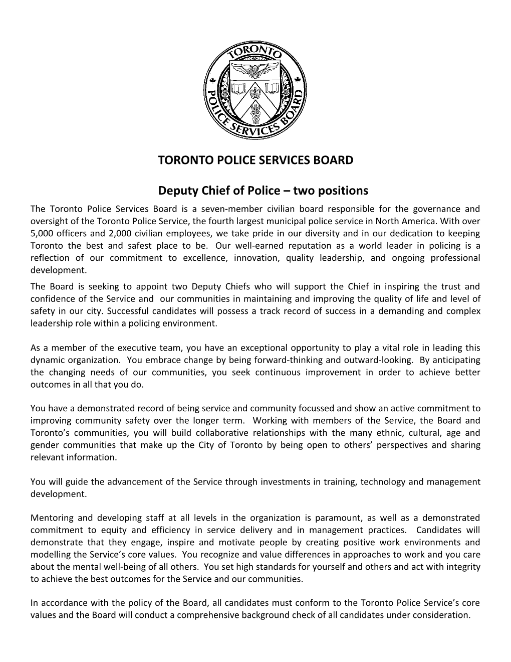 Toronto Police Services Board