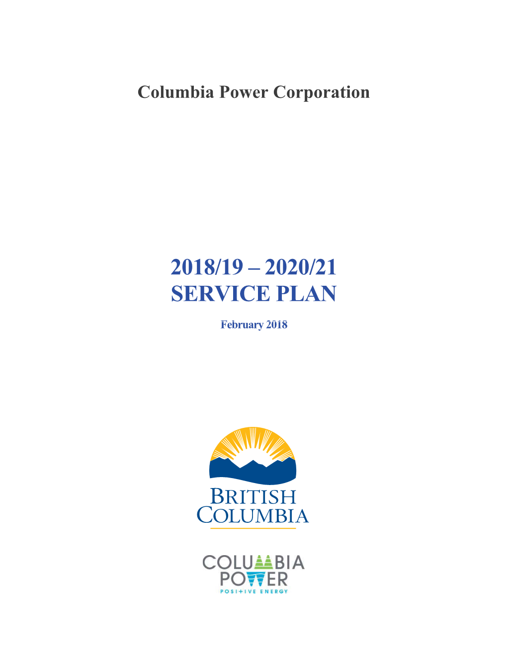 Columbia Power Corporation 2018/19