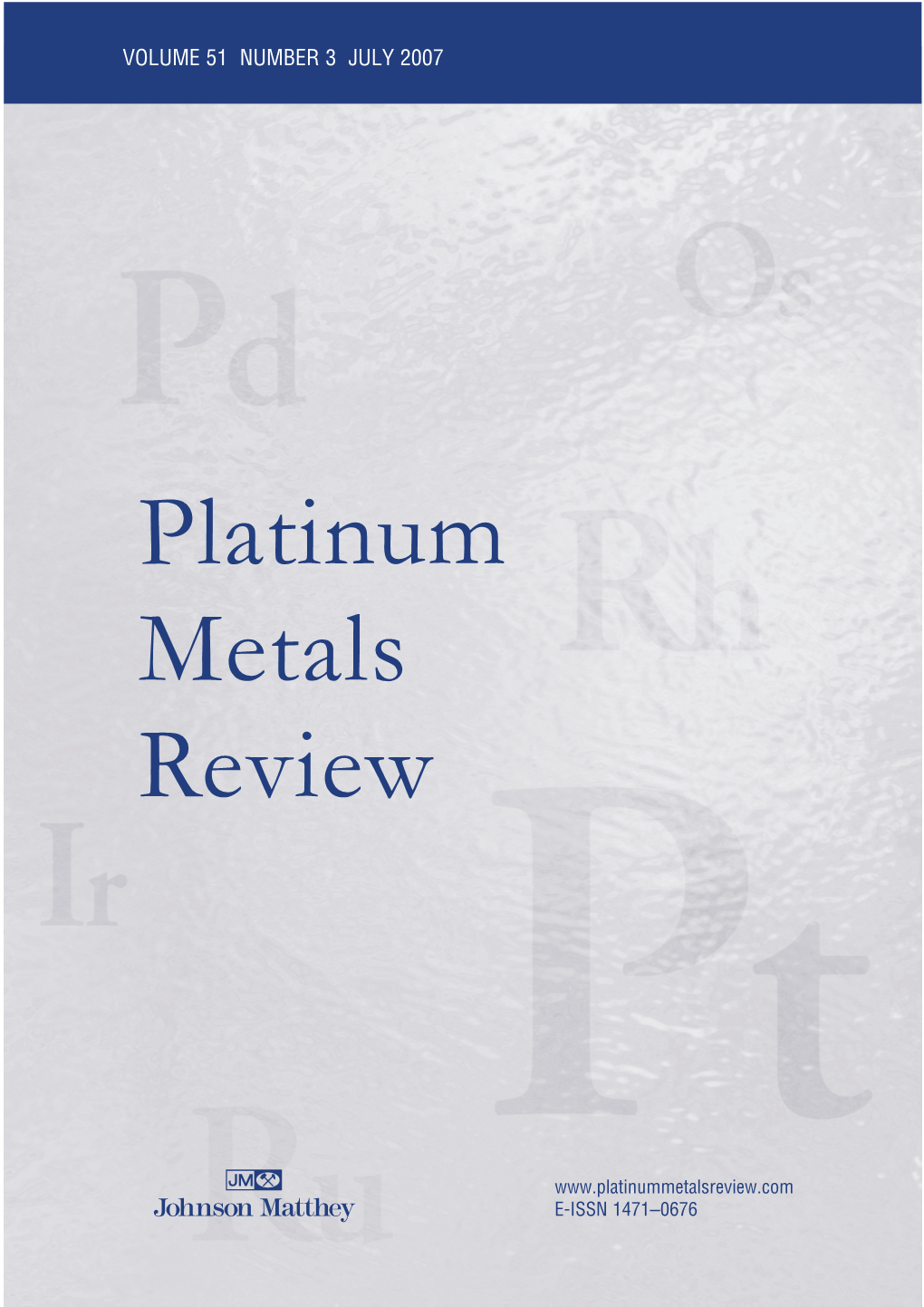 Platinum Metals Review