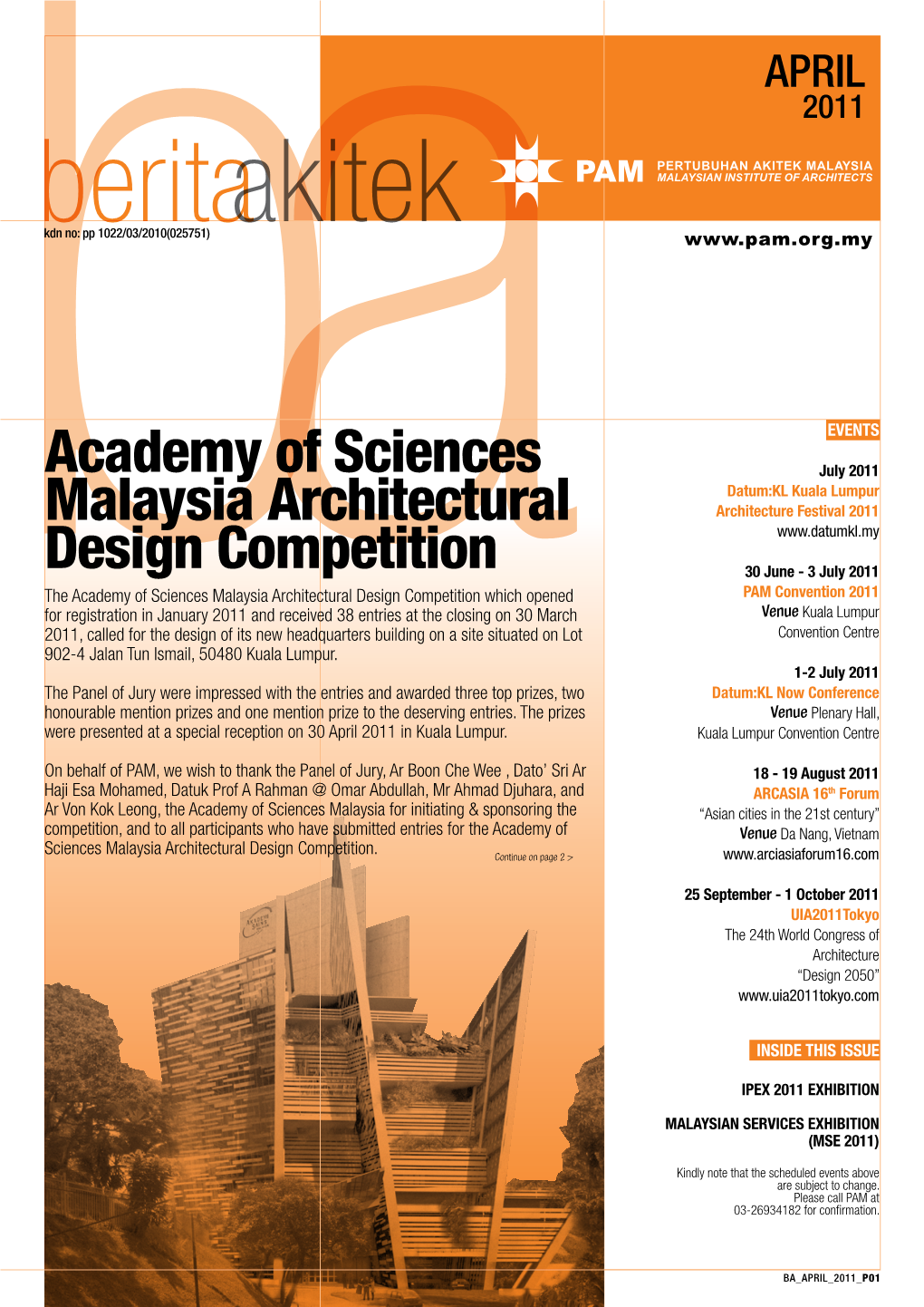 Academy of Sciences Malaysia Architectural Design Competition